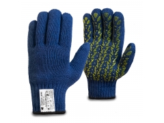 Перчатки «Колос-с» с силиконовым покрытием синие