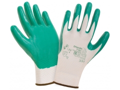 Перчатки нейлоновые SafeFlex с легким нитриловым покрытием (7101)