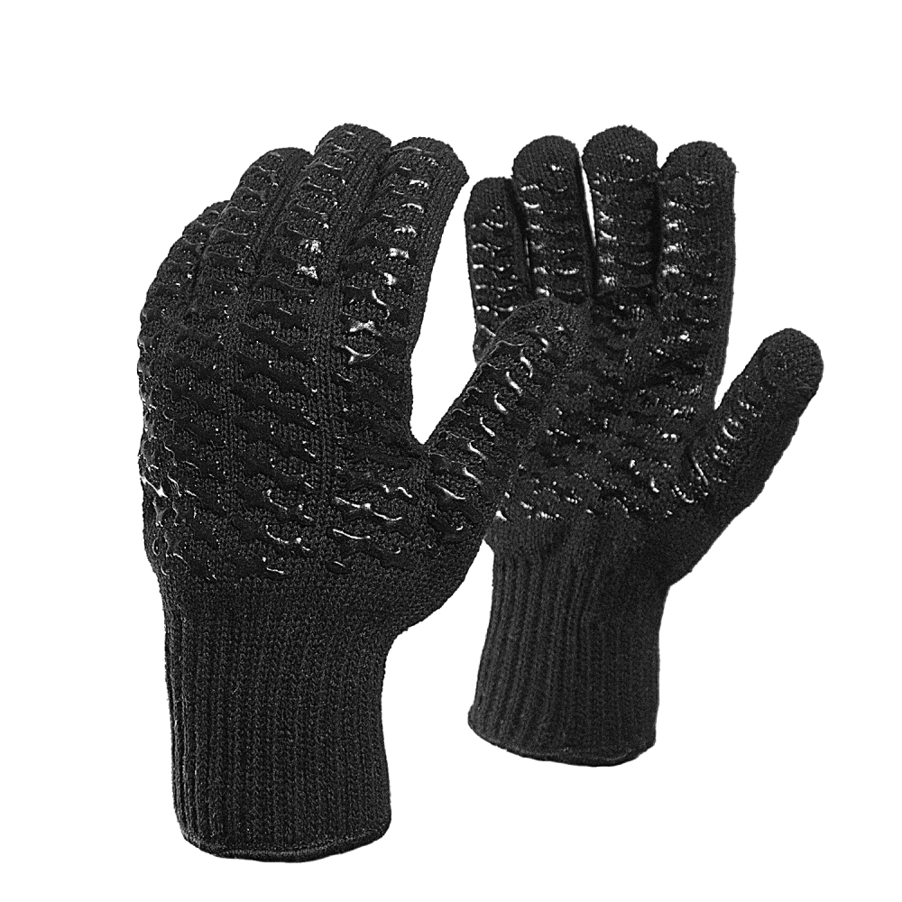 Перчатки «Захват» чёрные с силиконовым двусторонним покрытием